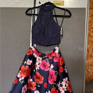 B Darlin | Dresses | B Darlin Juniors Floral Print A Line Dress 314 Nwot